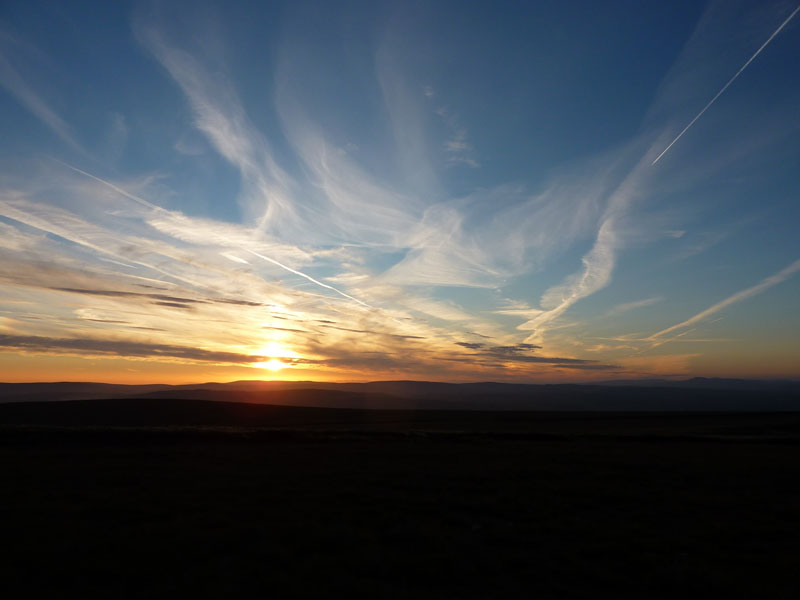 Sunset on Pendle